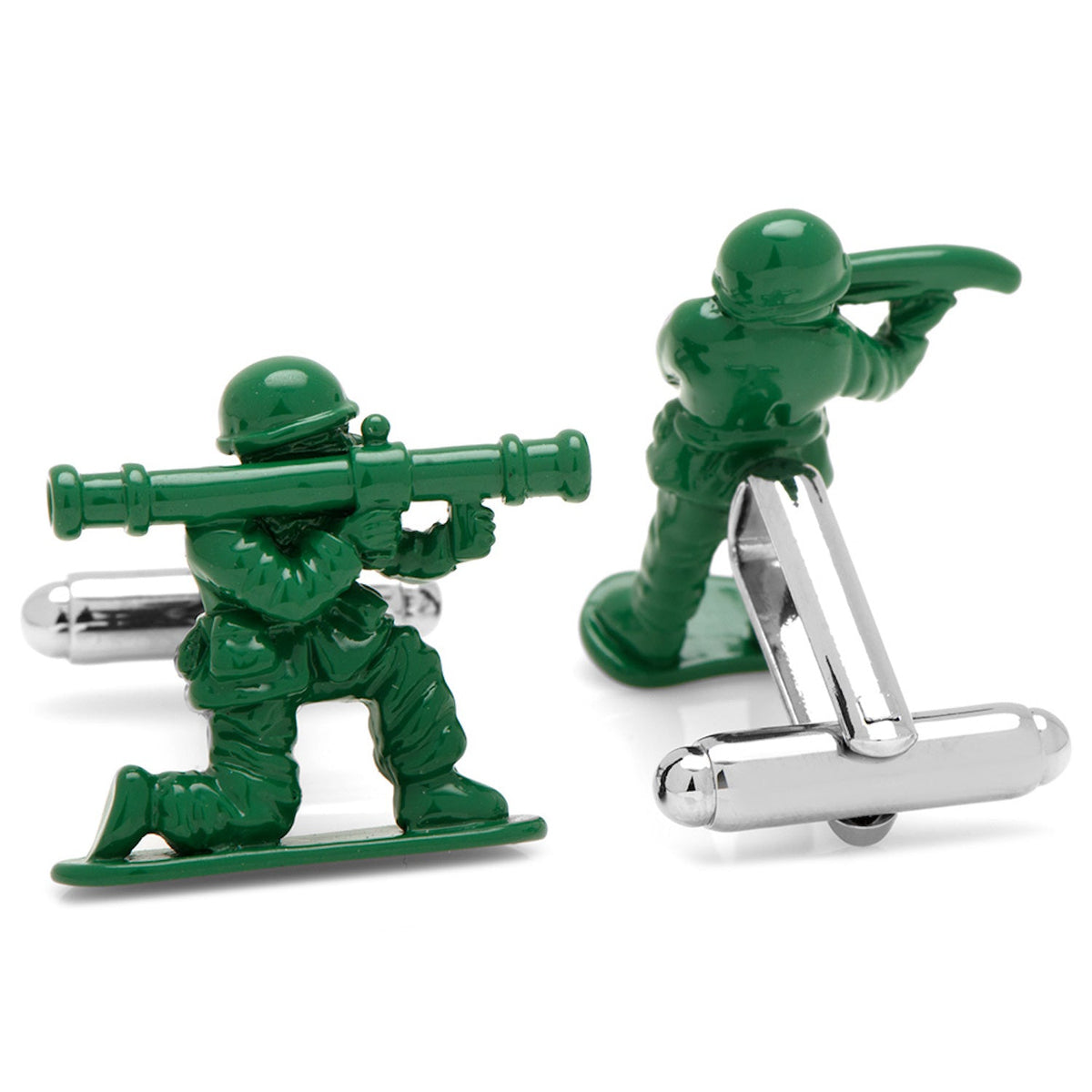 Green Army Men Cufflinks 2