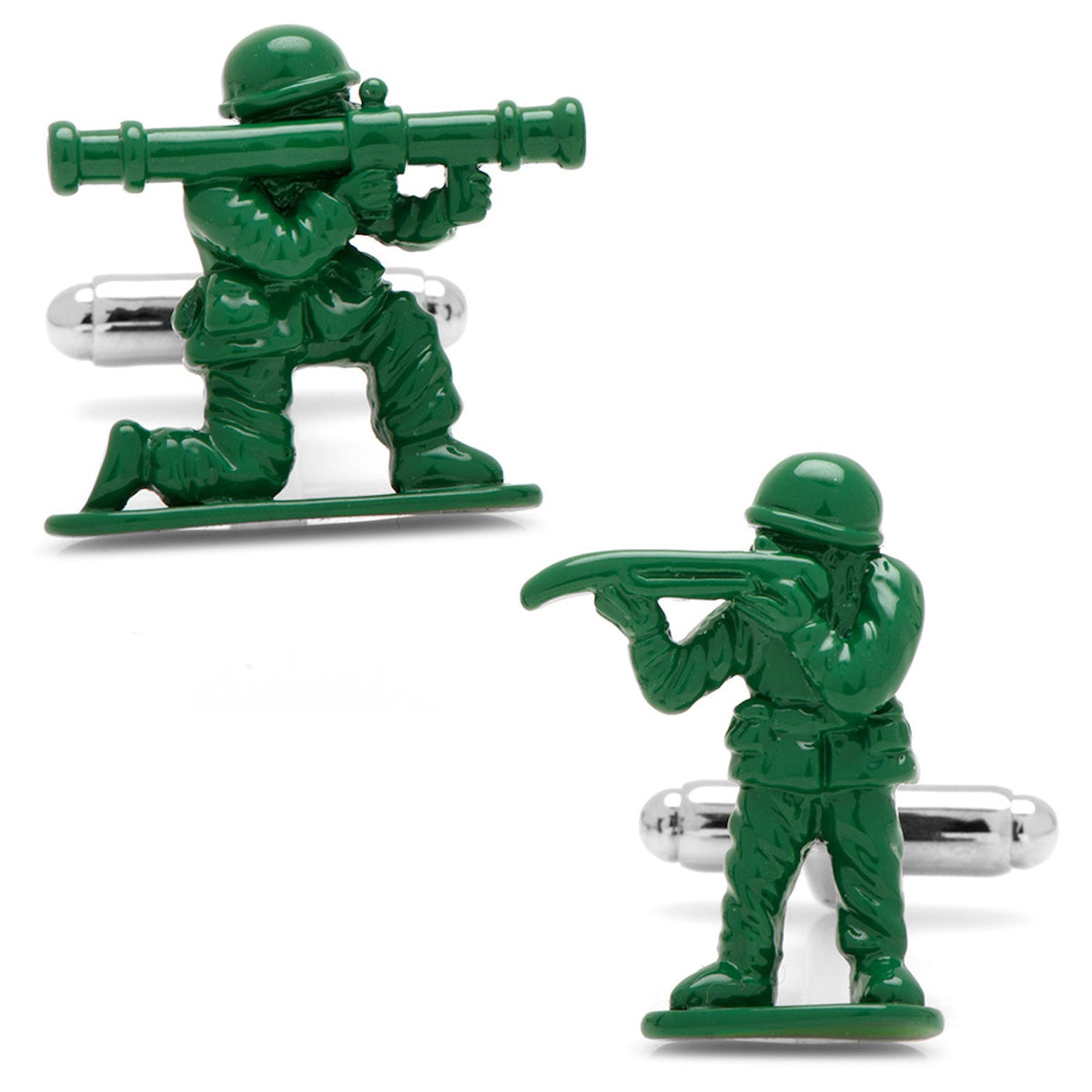 Green Army Men Cufflinks 1