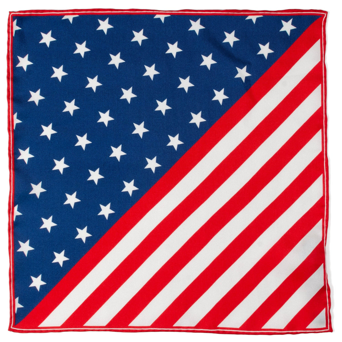 Stars and Stripes Pocket Square 1