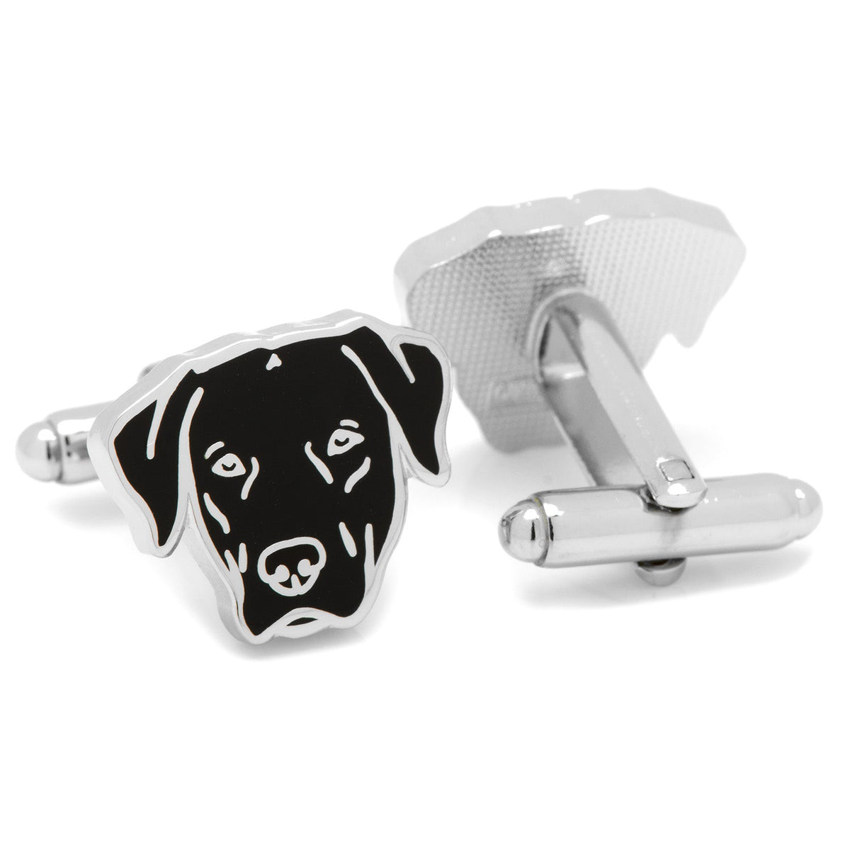 Black Labrador Cufflinks 2