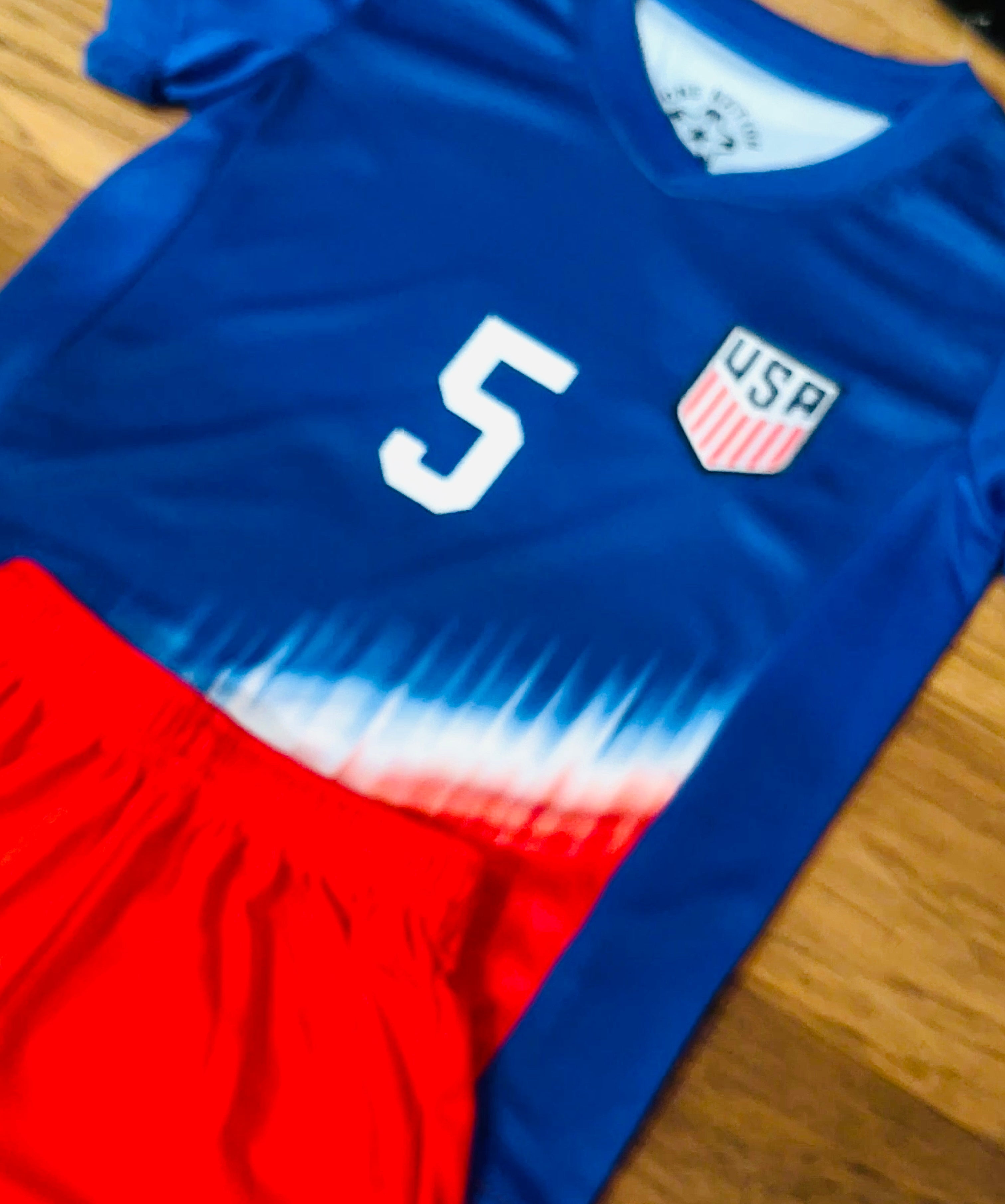 Trinity Rodman USA Kids Soccer Jersey Set - Toddler & Youth Sizing 7