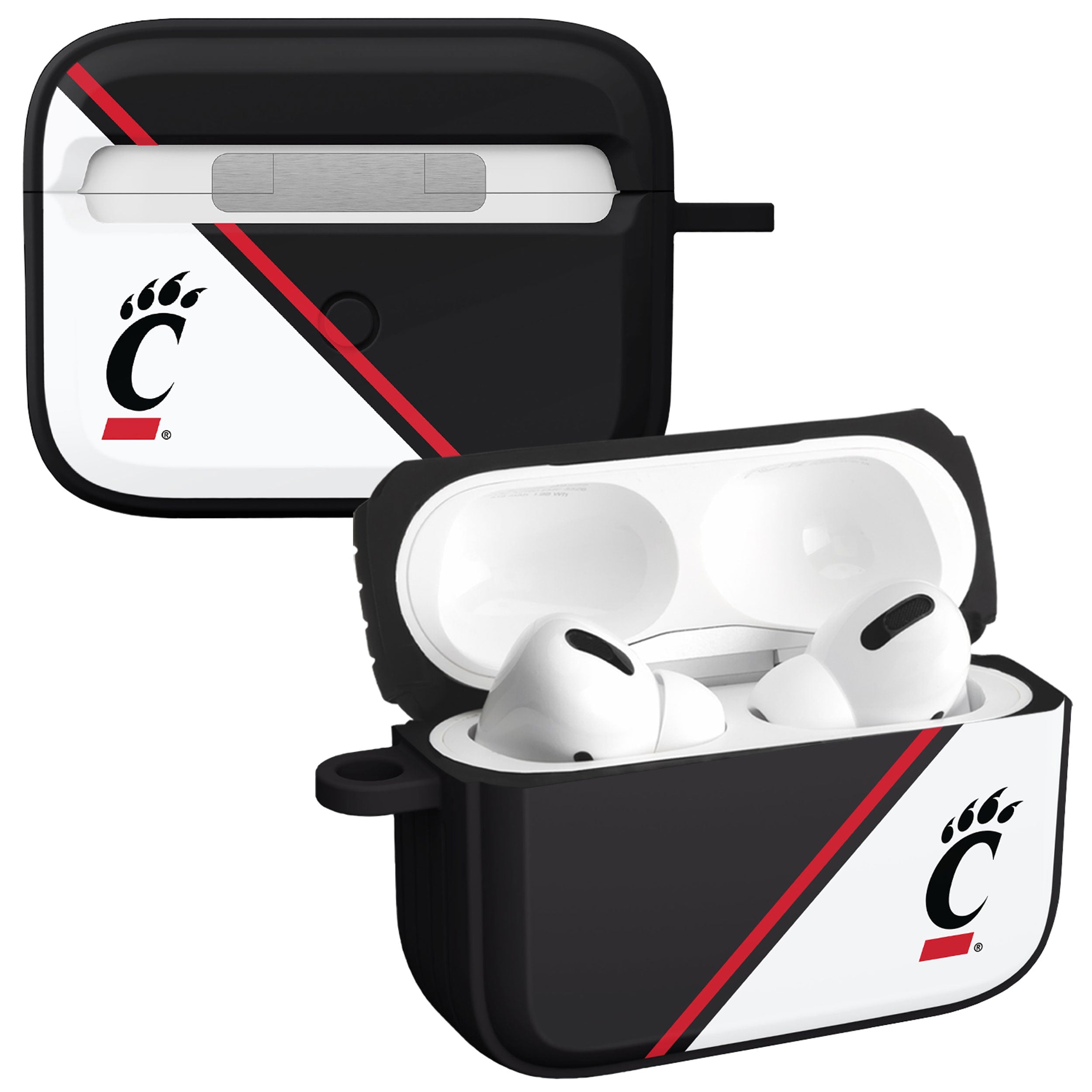 Cincinnati Bearcats HDX Champion Series Apple AirPods Pro 1 & 2 Case Cover 1