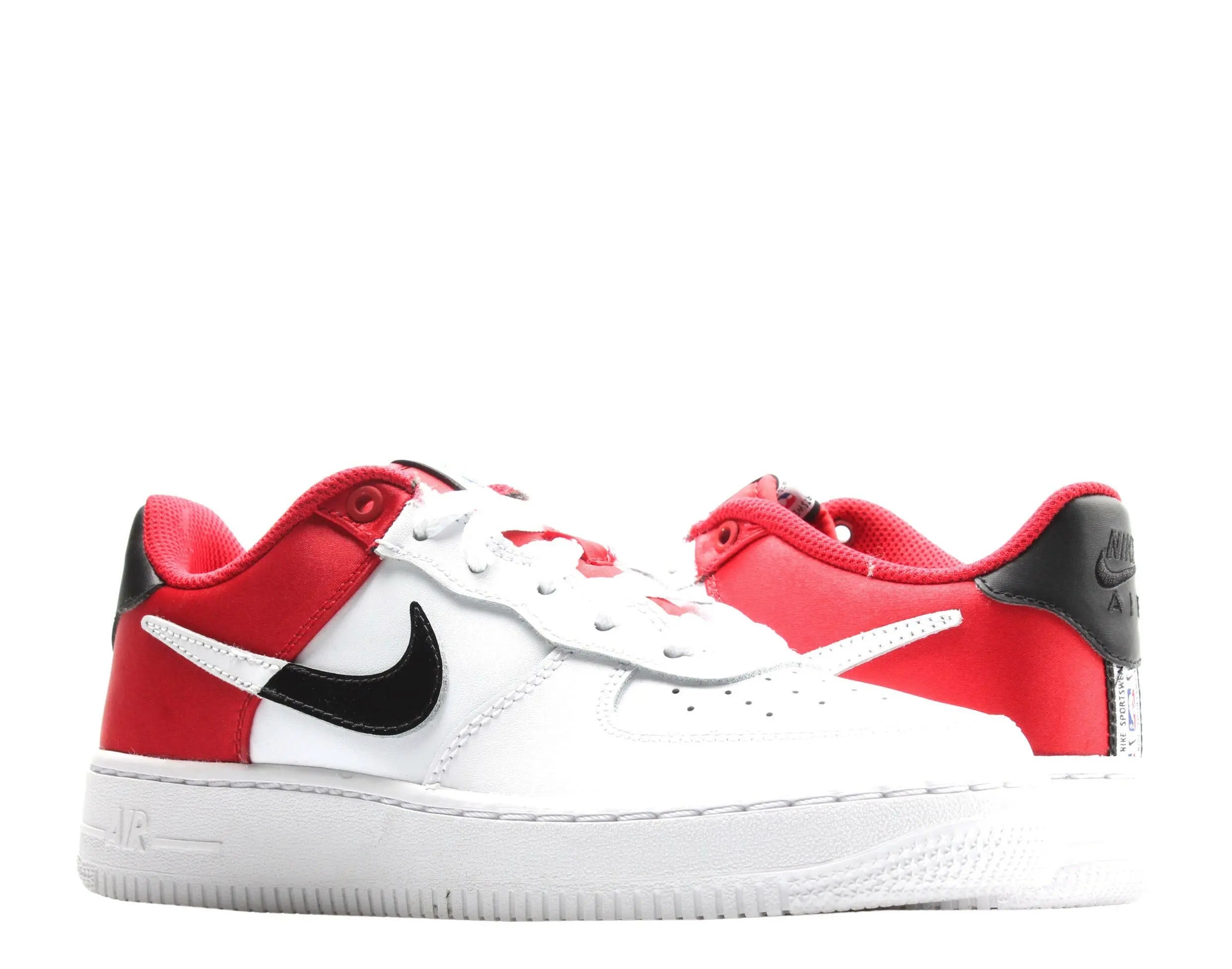 Nike Air Force 1 LV8 1 Big Kids Basketball Shoes University Red/White-Black 1