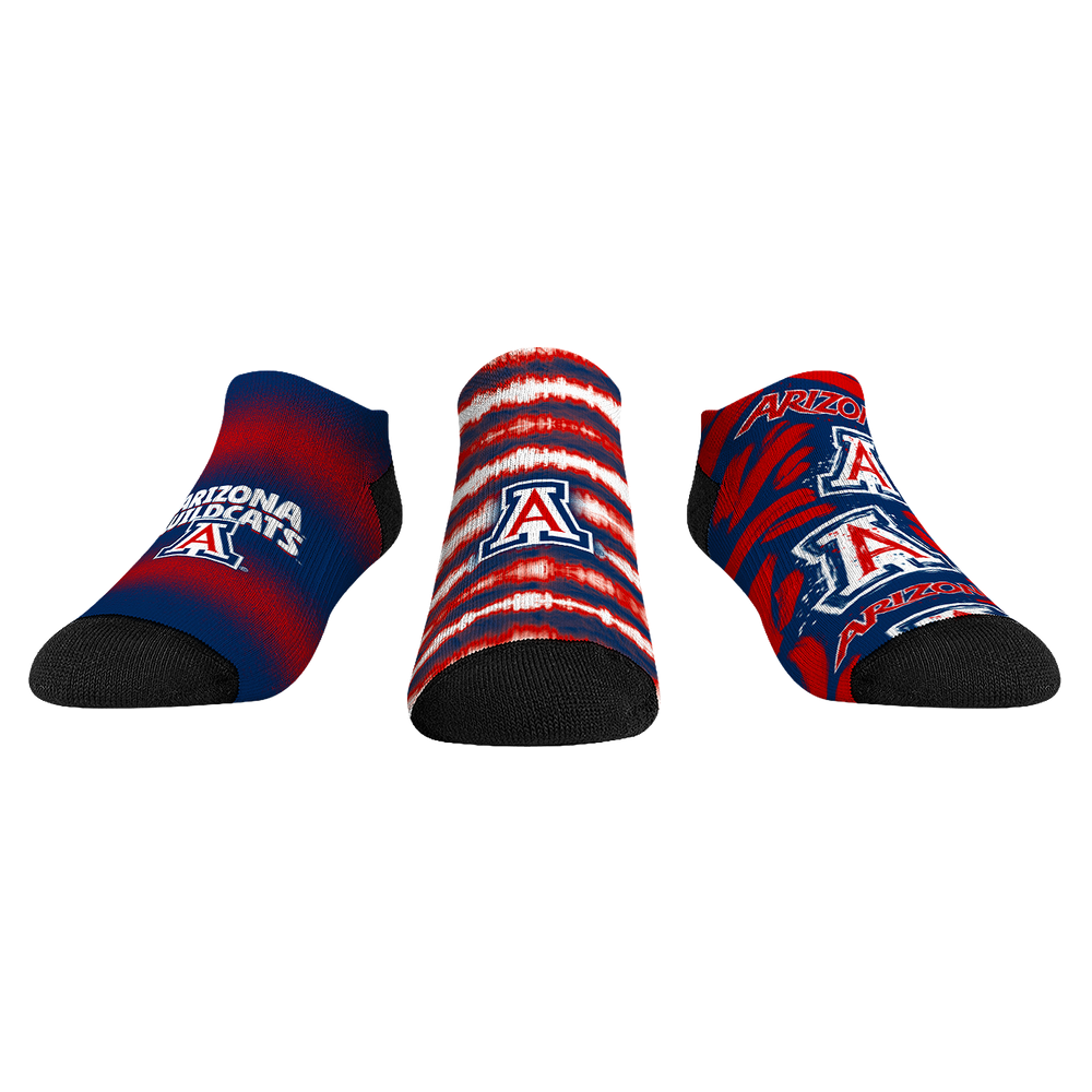 Arizona Wildcats - Low Cut  - Make Some Noise (3-Pack) | Rock 'Em Socks