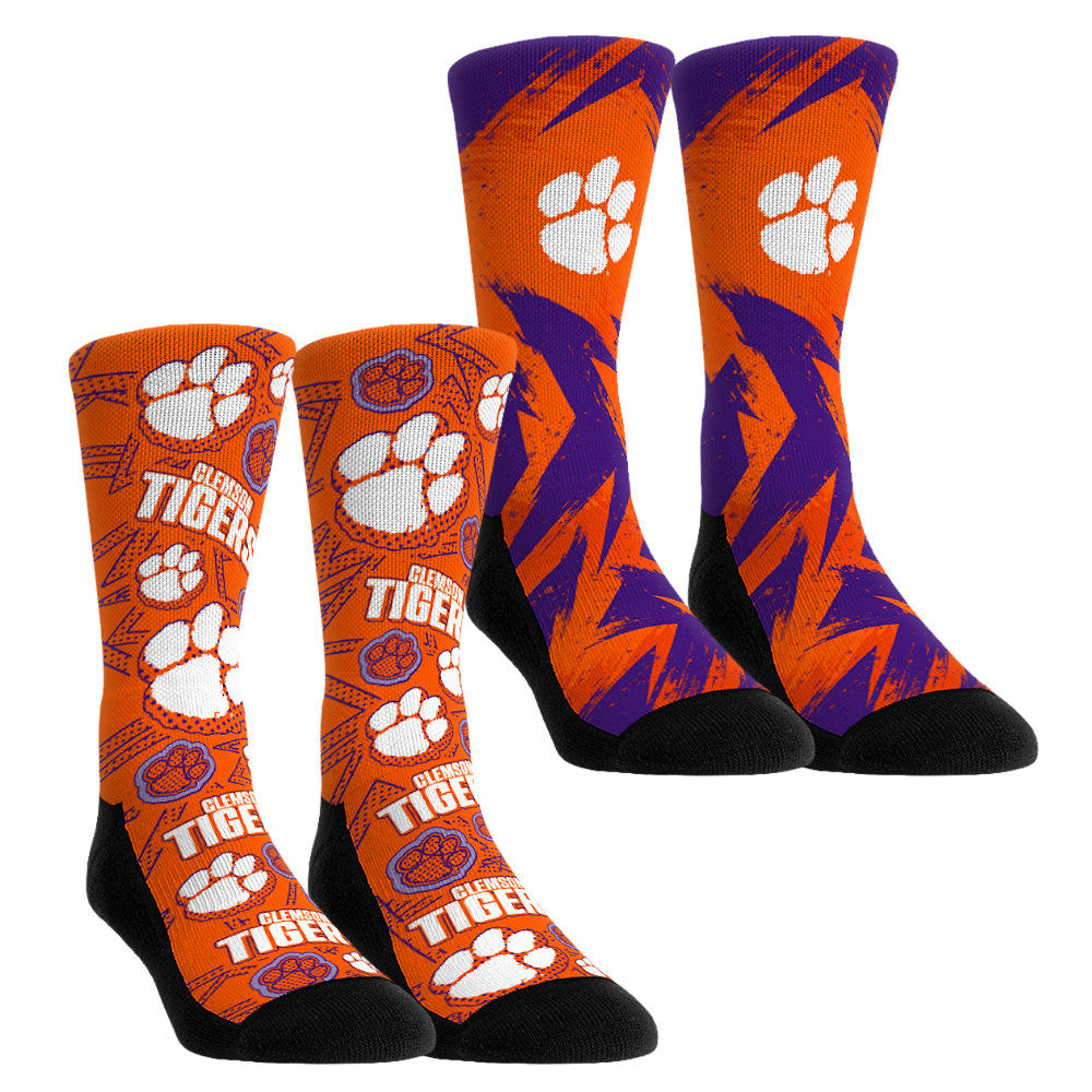 Clemson Tigers - Game Day 2-Pack | Rock 'Em Socks