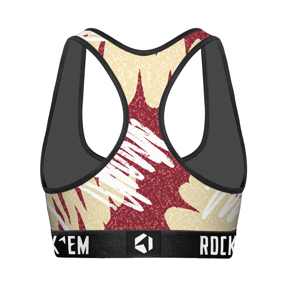 Women's Sports Bra - Florida State Seminoles - Team Blast | Rock 'Em Socks
