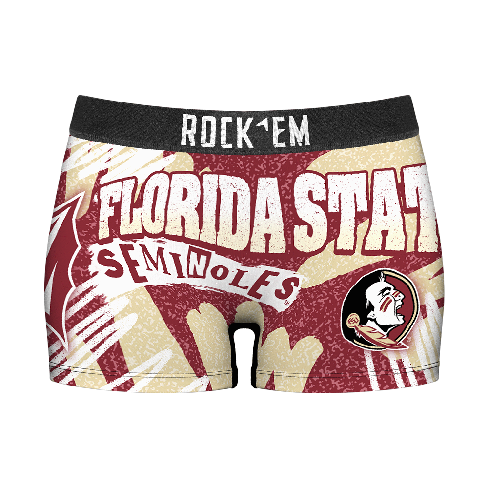 Women's Boy Shorts - Florida State Seminoles - Team Blast | Rock 'Em Socks