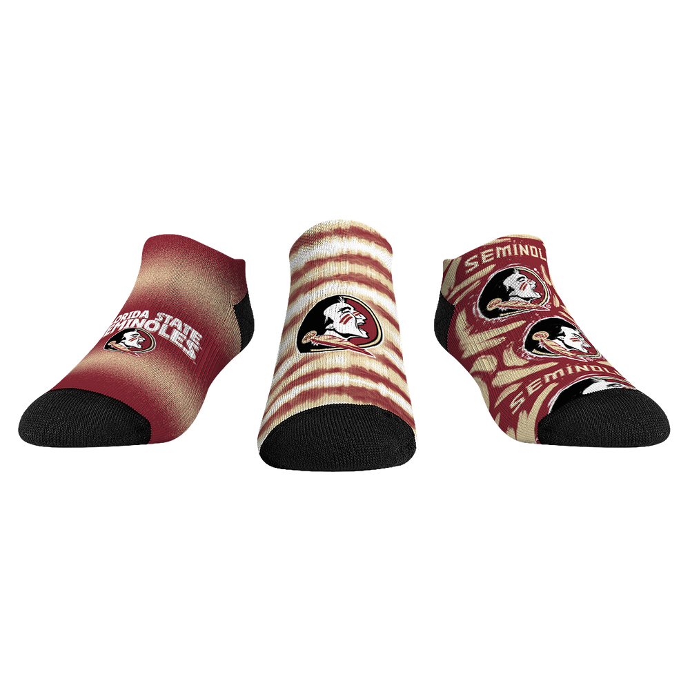 Florida State Seminoles - Low Cut  - Make Some Noise (3-Pack) | Rock 'Em Socks