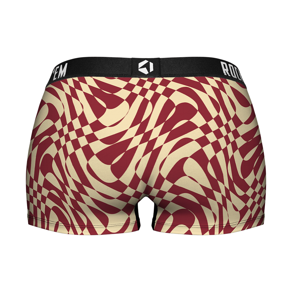 Women's Boy Shorts - Florida State Seminoles - Wavy Checkers | Rock 'Em Socks