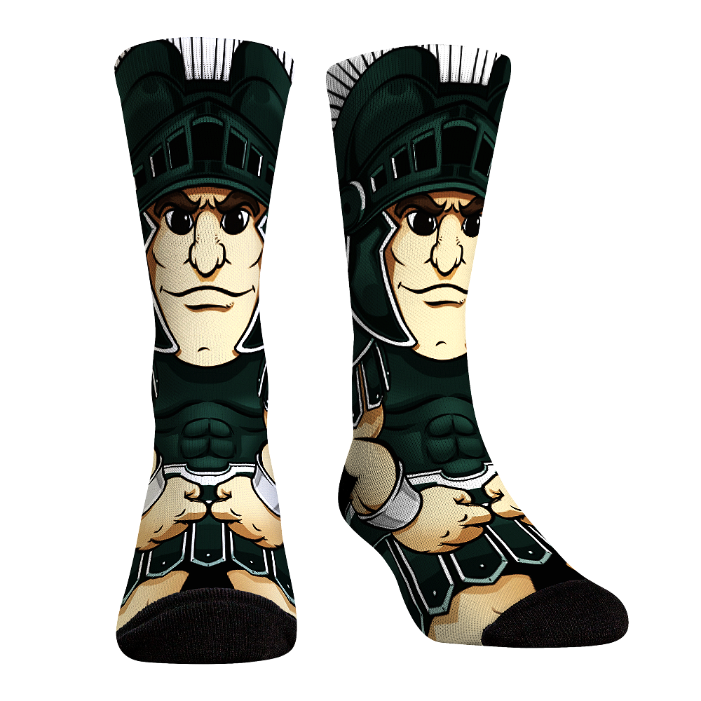 Michigan State Spartans - HyperOptic Mascot | Rock 'Em Socks