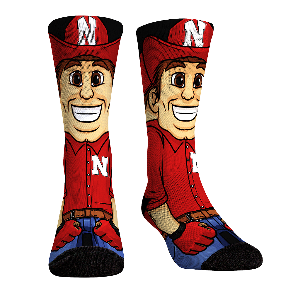 Nebraska Huskers - HyperOptic Mascot | Rock 'Em Socks 1