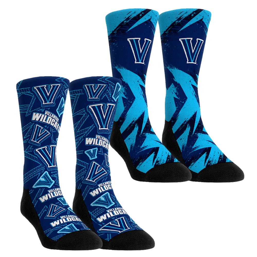 Villanova Wildcats - Game Day 2-Pack | Rock 'Em Socks