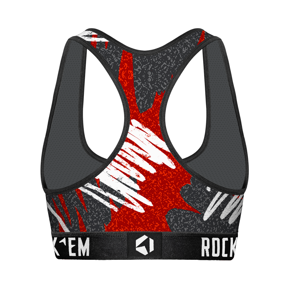 Women's Sports Bra - Oklahoma Sooners - Team Blast | Rock 'Em Socks