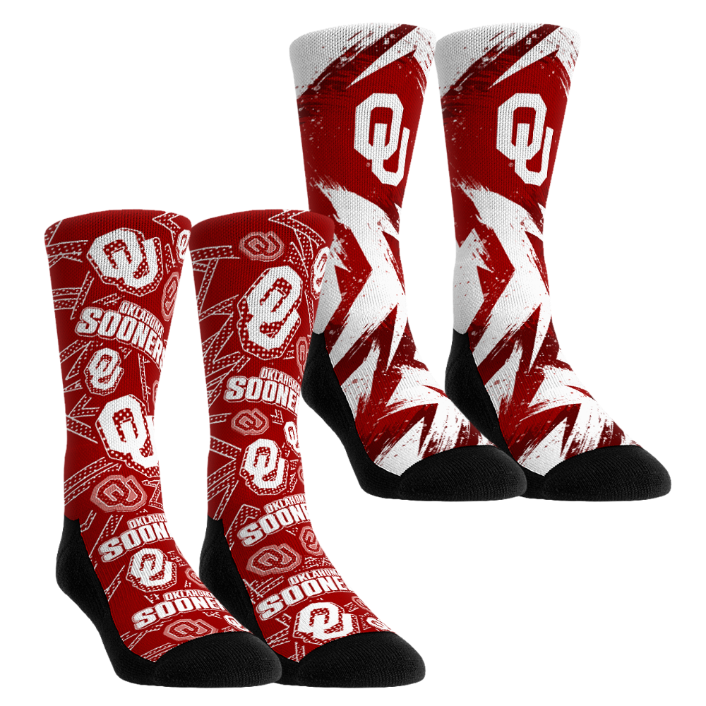 Oklahoma Sooners - Game Day 2-Pack | Rock 'Em Socks