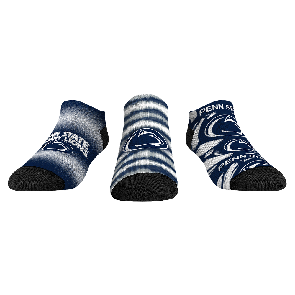 Penn State Nittany Lions - Low Cut  - Make Some Noise (3-Pack) | Rock 'Em Socks 1