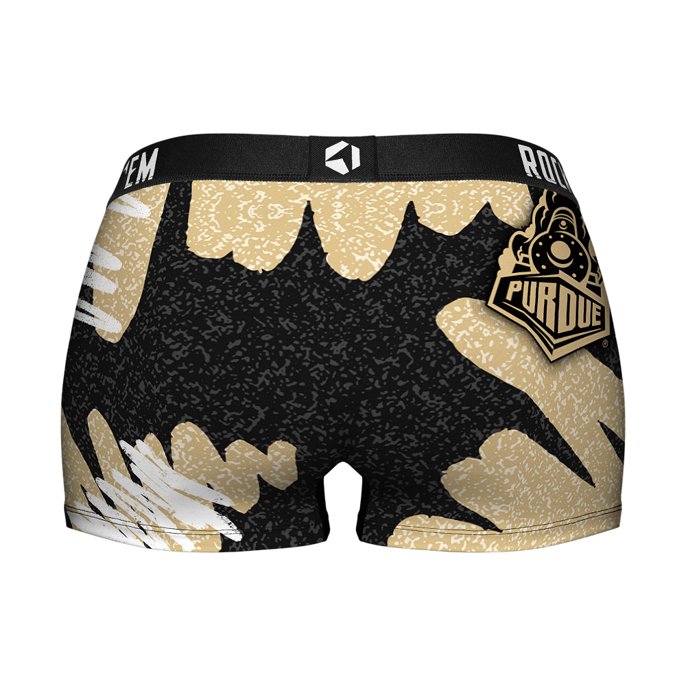 Women's Boy Shorts - Purdue Boilermakers - Team Blast | Rock 'Em Socks 2