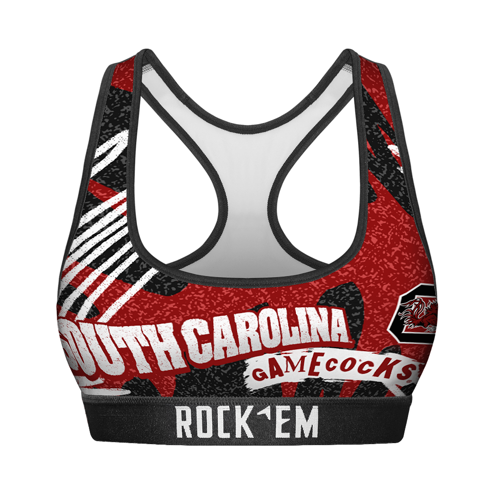 Women's Sports Bra - South Carolina Gamecocks - Team Blast | Rock 'Em Socks 1