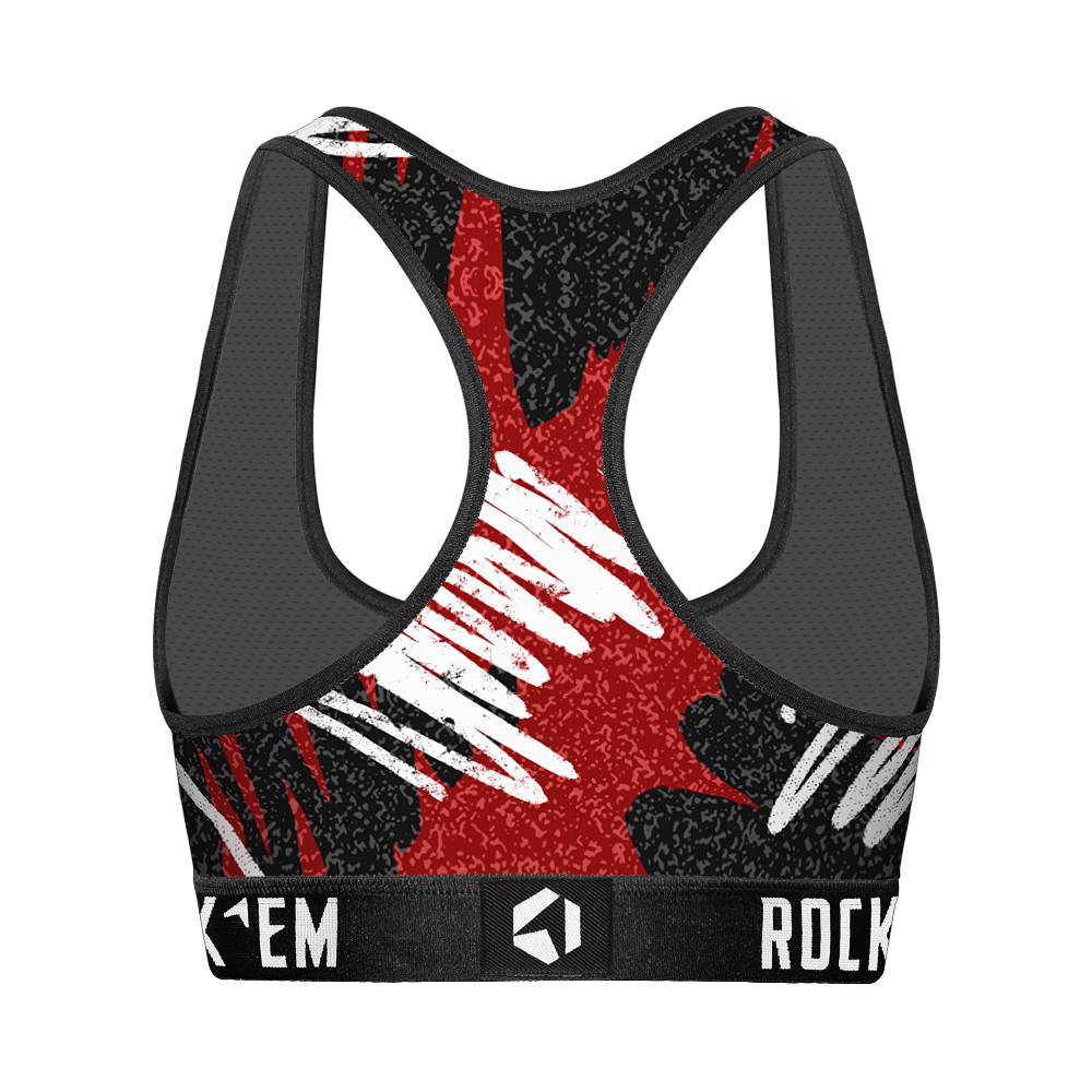 Women's Sports Bra - South Carolina Gamecocks - Team Blast | Rock 'Em Socks 2