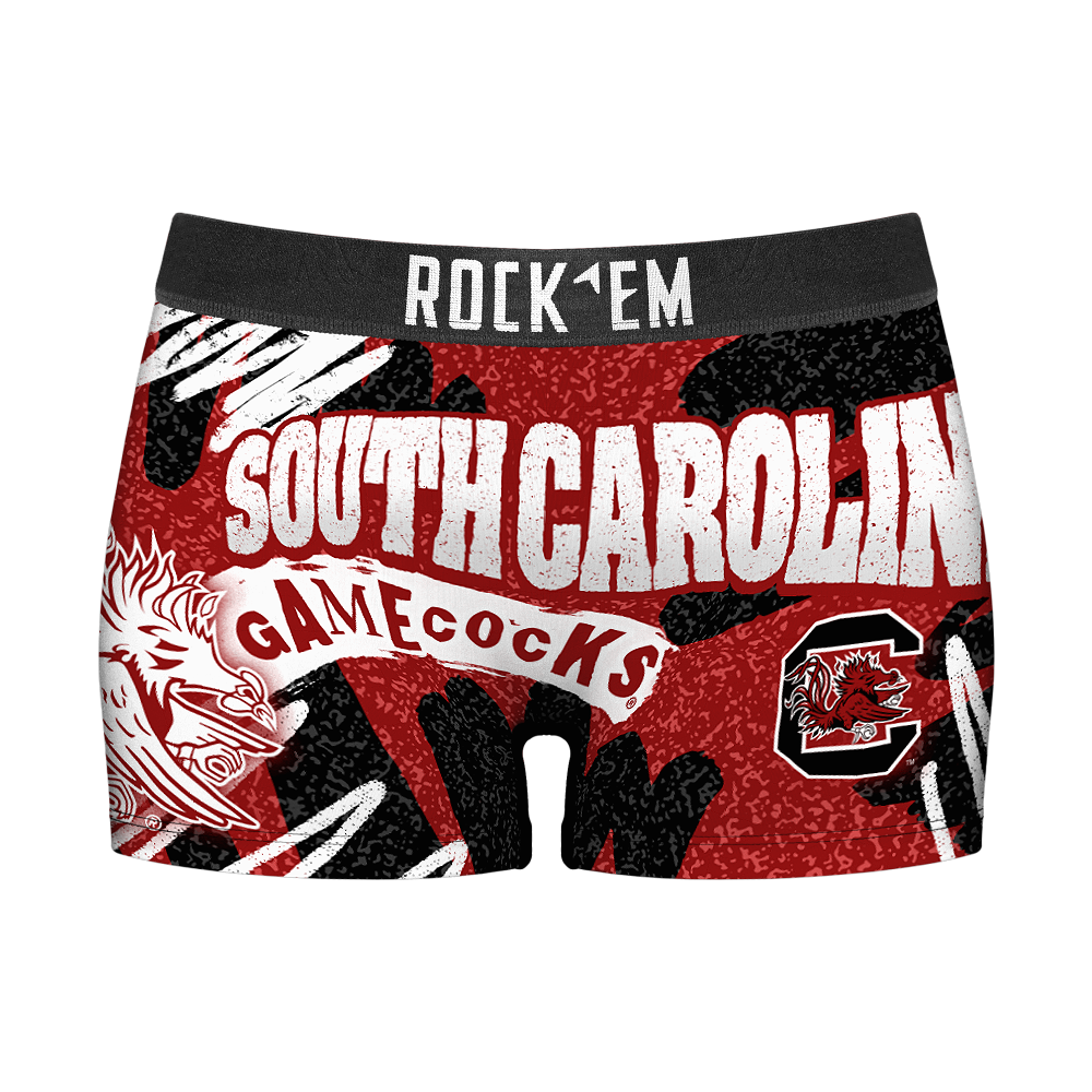 Women's Boy Shorts - South Carolina Gamecocks - Team Blast | Rock 'Em Socks 1