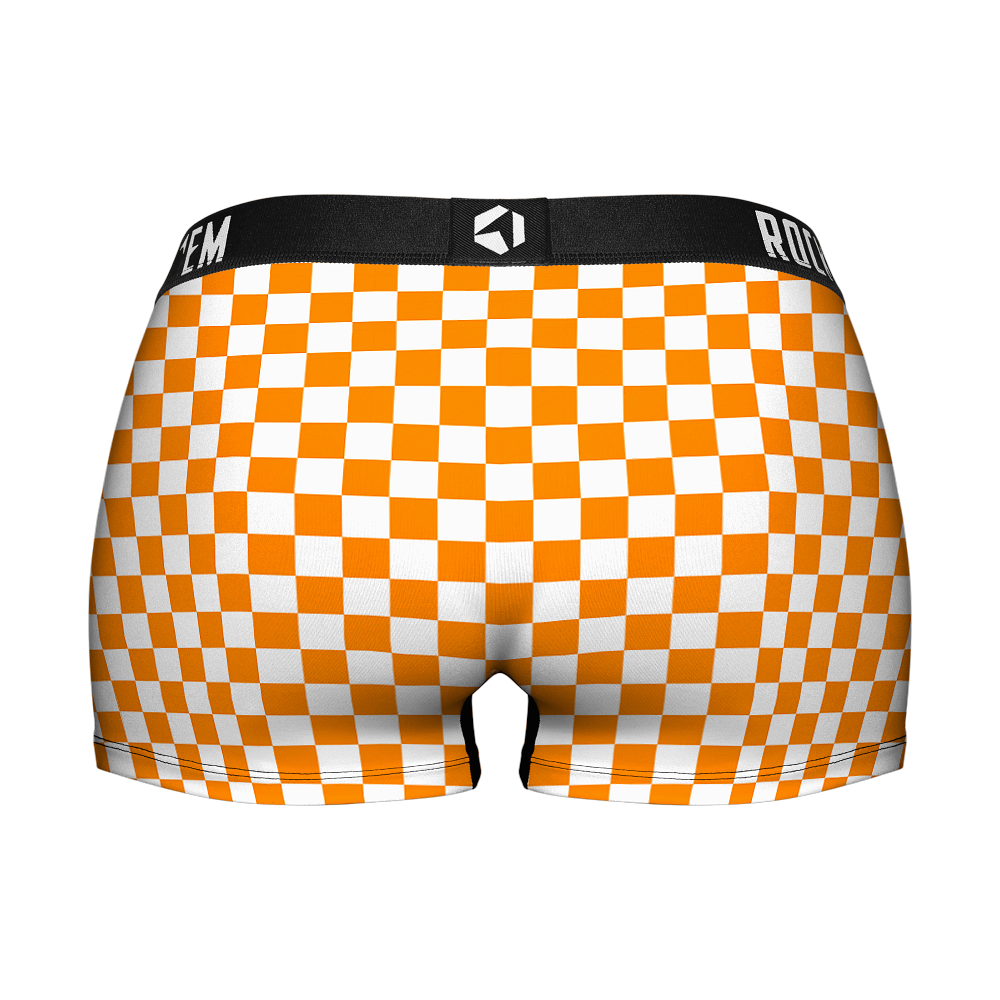 Women's Boy Shorts - Tennessee Volunteers - Full Checkerboard | Rock 'Em Socks 2