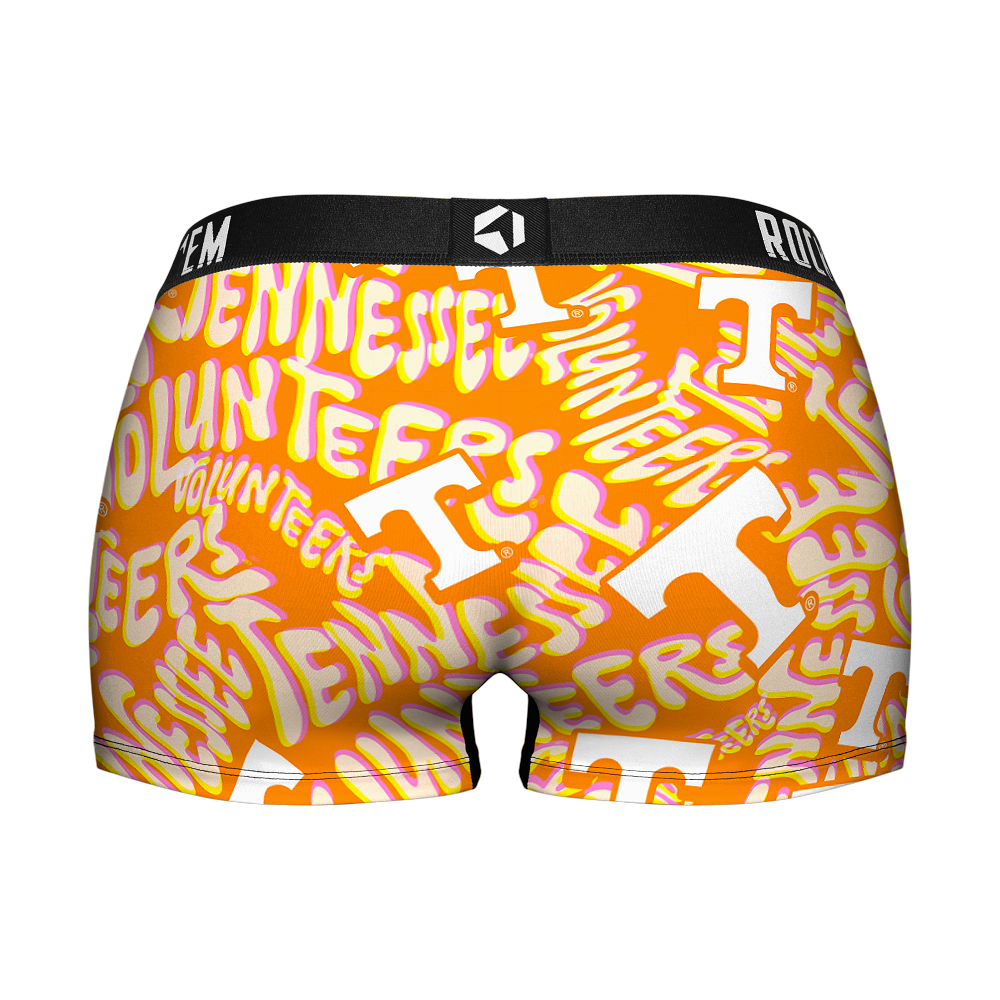 Women's Boy Shorts - Tennessee Volunteers - Twisted Wordmark | Rock 'Em Socks 2