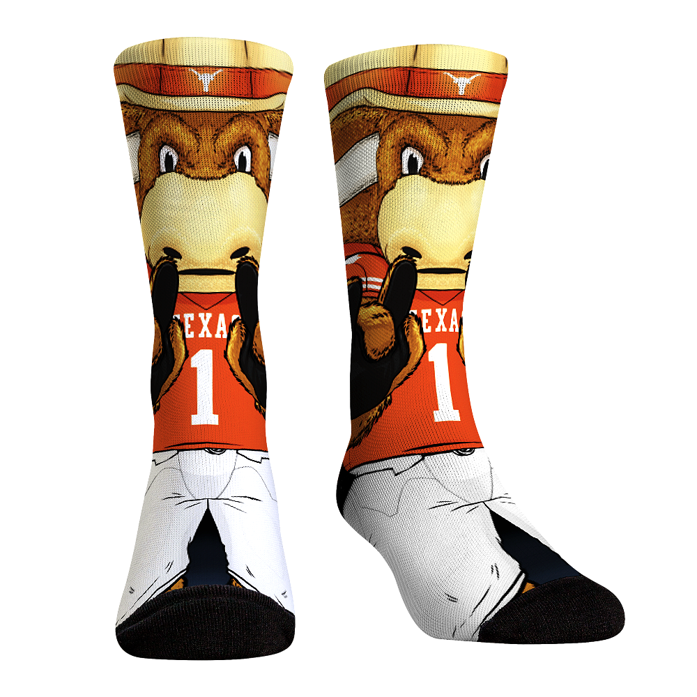 Texas Longhorns - HyperOptic Mascot | Rock 'Em Socks 1