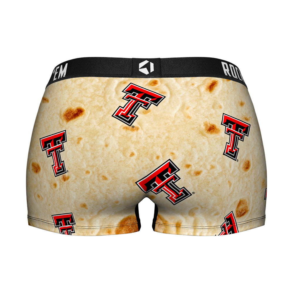 Women's Boy Shorts - Texas Tech Red Raiders - Full Tortilla | Rock 'Em Socks 2