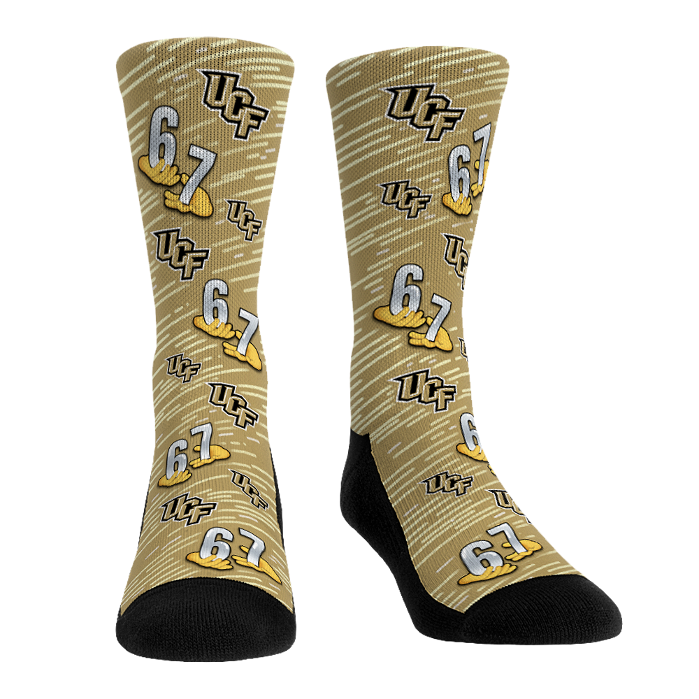 UCF Knights - Six Seven All-Over | Rock 'Em Socks 1
