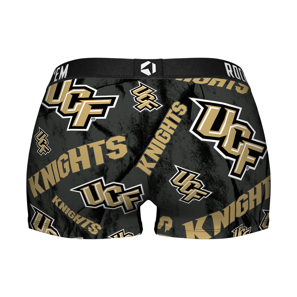 Women's Boy Shorts - UCF Knights - Logo All-Over | Rock 'Em Socks