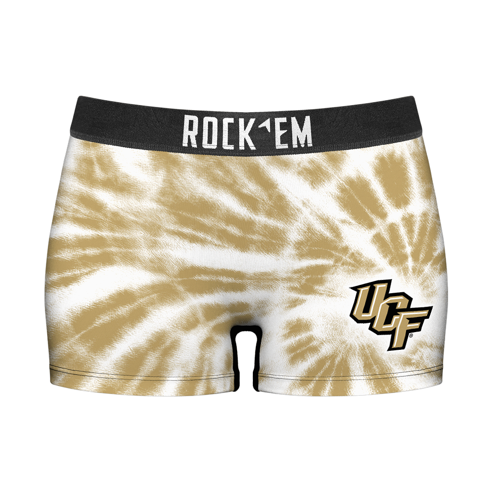 Women's Boy Shorts - UCF Knights - Team Tie Dye | Rock 'Em Socks