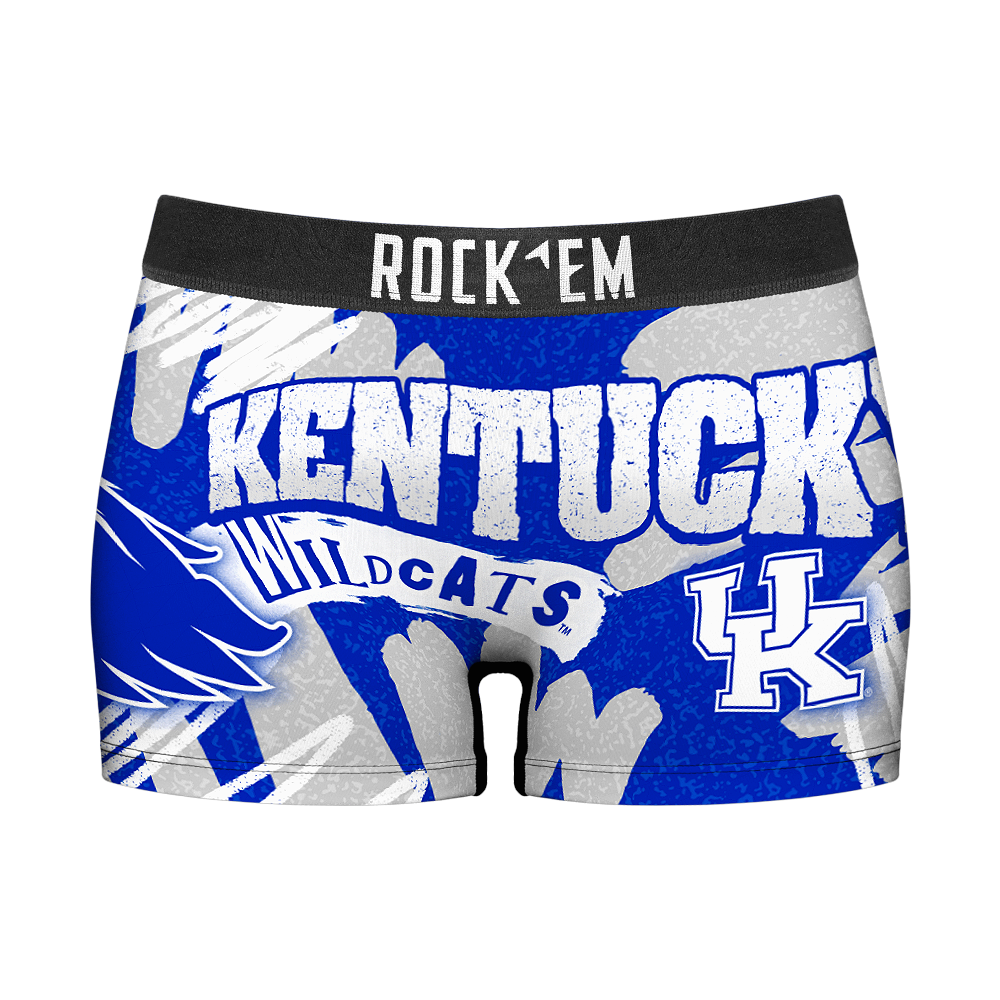 Women's Boy Shorts - Kentucky Wildcats - Team Blast | Rock 'Em Socks 1