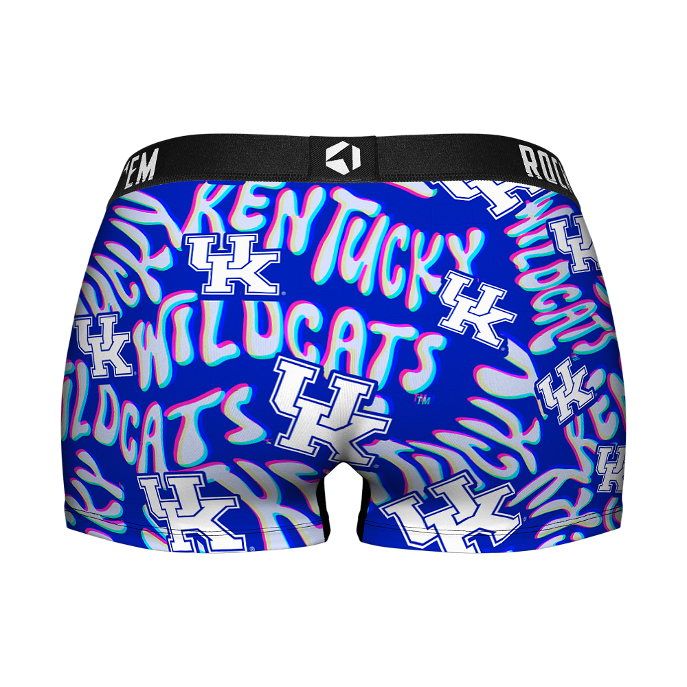 Women's Boy Shorts - Kentucky Wildcats - Twisted Wordmark | Rock 'Em Socks