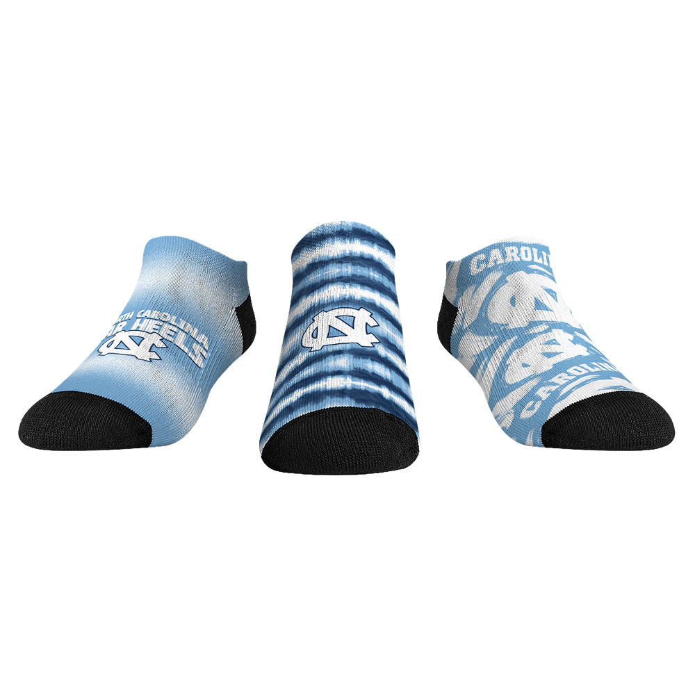 North Carolina Tar Heels - Low Cut  - Make Some Noise (3-Pack) | Rock 'Em Socks 1