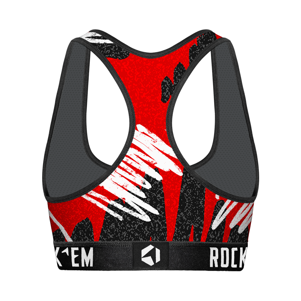 Women's Sports Bra - Utah Utes - Team Blast | Rock 'Em Socks