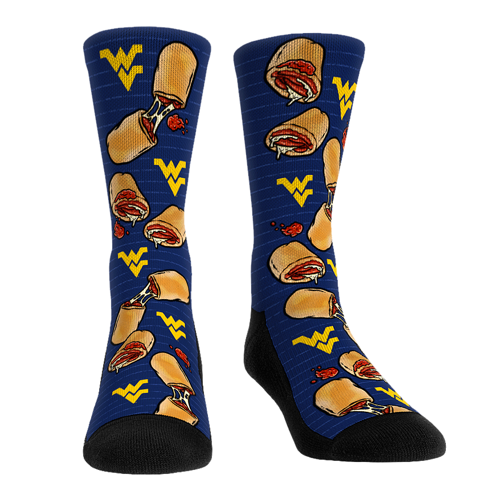 West Virginia Mountaineers - Pepperoni Rolls | Rock 'Em Socks 1