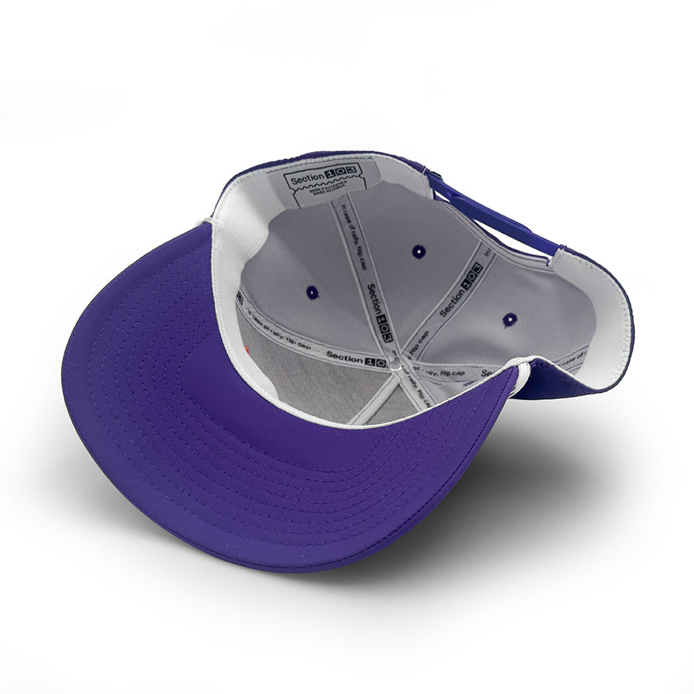 Clemson House Script Rope Hat, Purple | Section 103 4