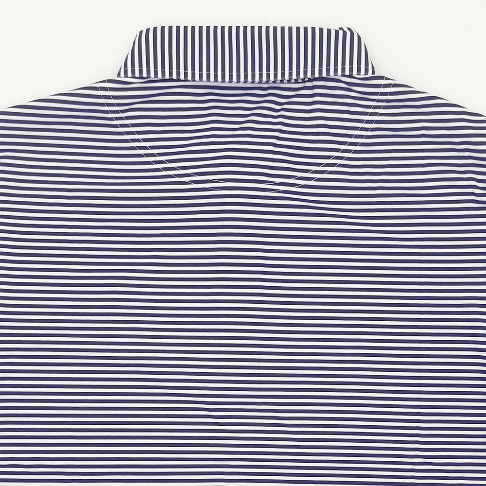 Clemson Golf Swinging Tiger Striped Performance Polo | Section 103 4