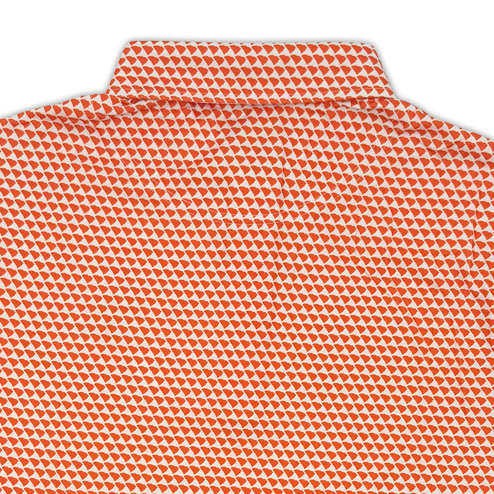 Clemson Map Pattern Performance Polo | Section 103 4