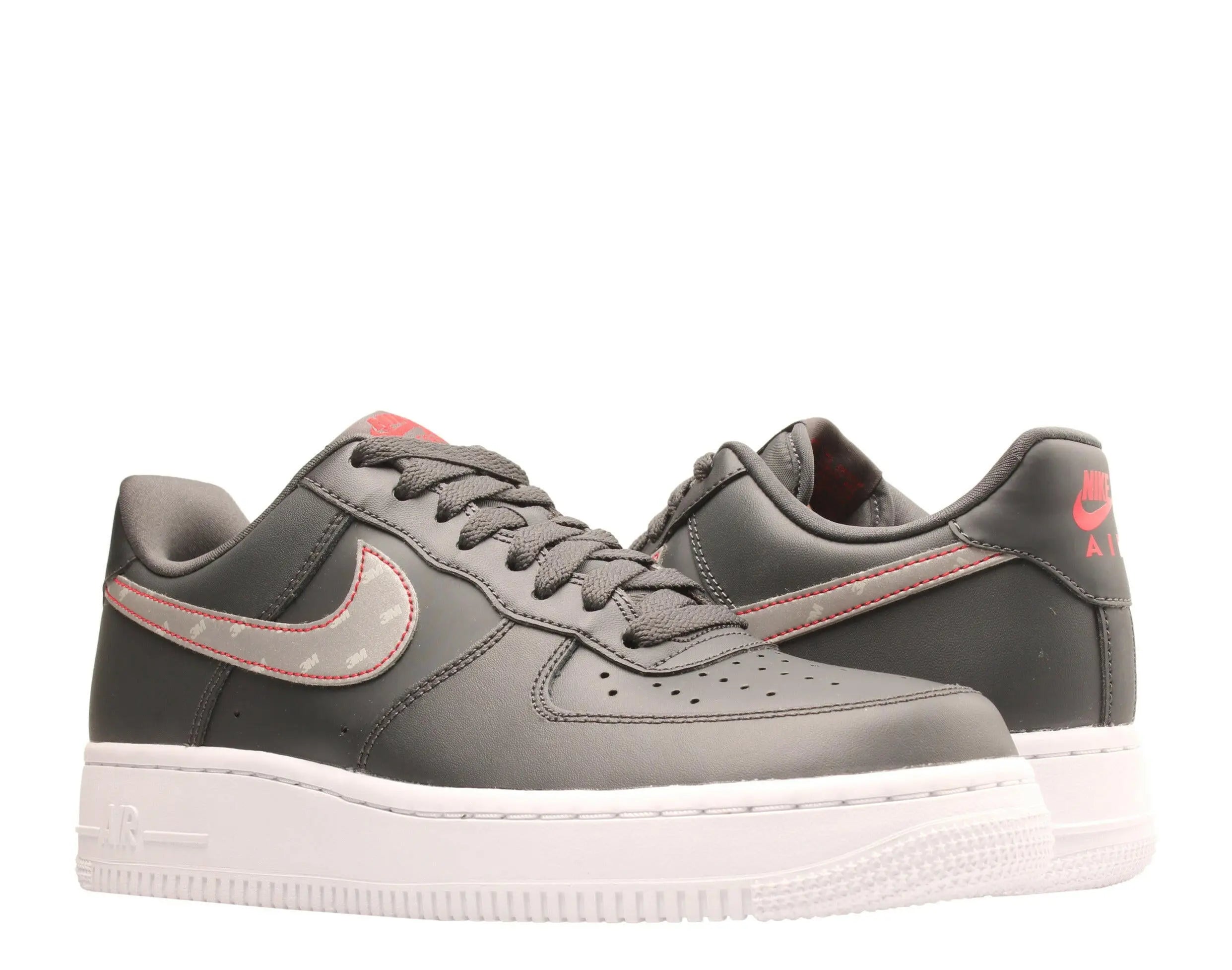Nike Air Force 1 ’07 3M Men Basketball Shoes Anthracite/Silver 1