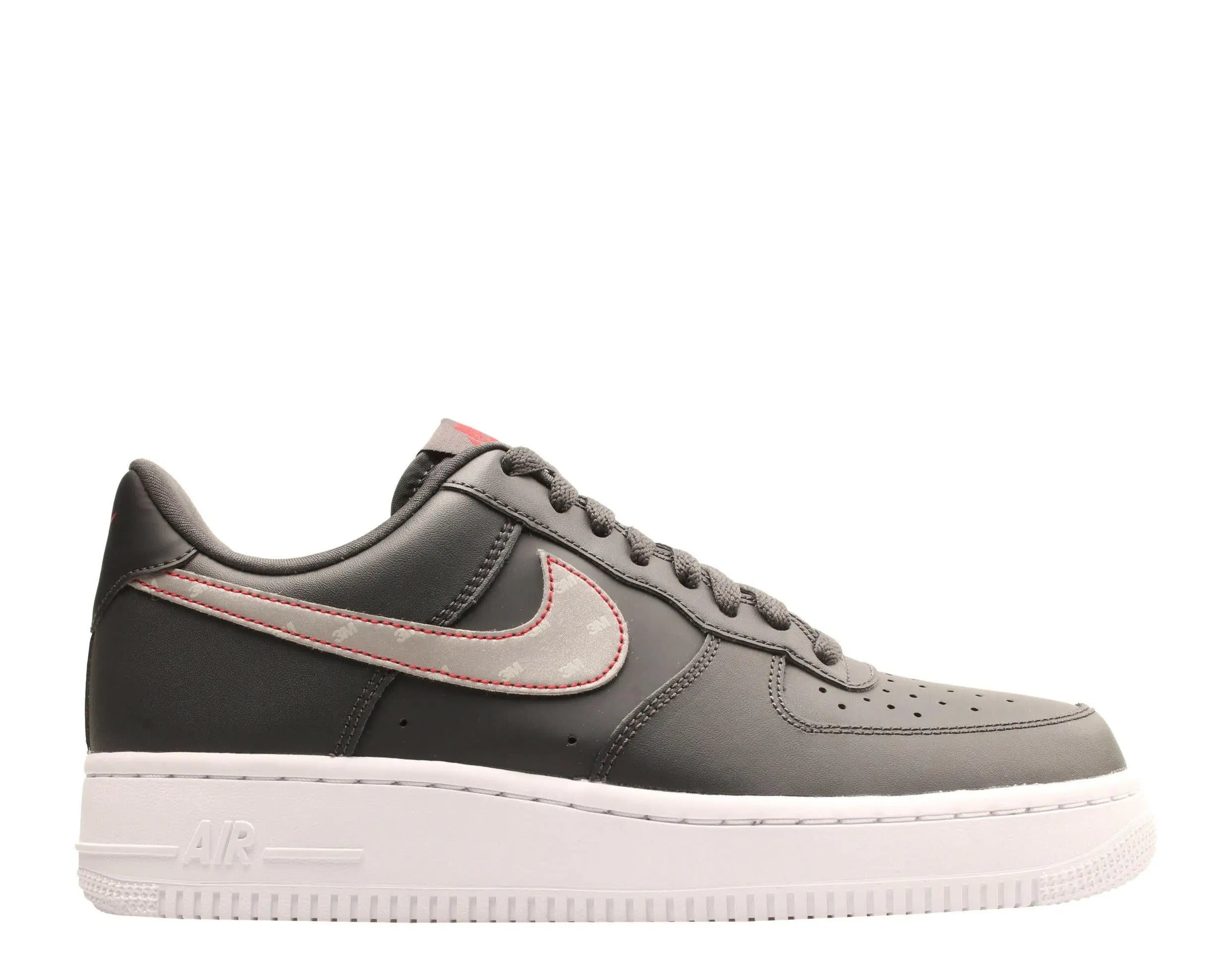 Nike Air Force 1 ’07 3M Men Basketball Shoes Anthracite/Silver 2