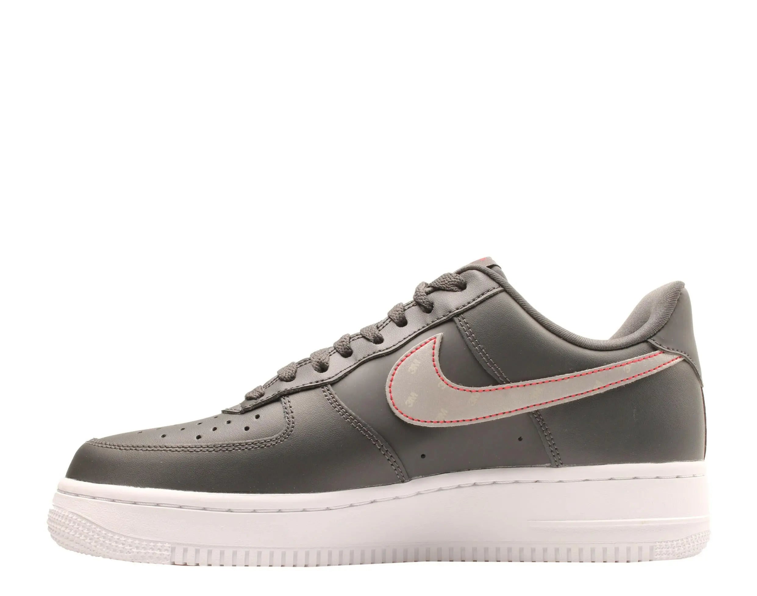 Nike Air Force 1 ’07 3M Men Basketball Shoes Anthracite/Silver 3