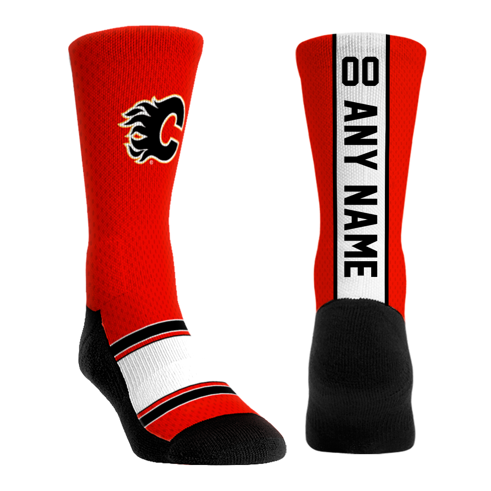 Calgary Flames - Custom Jersey | Rock 'Em Socks