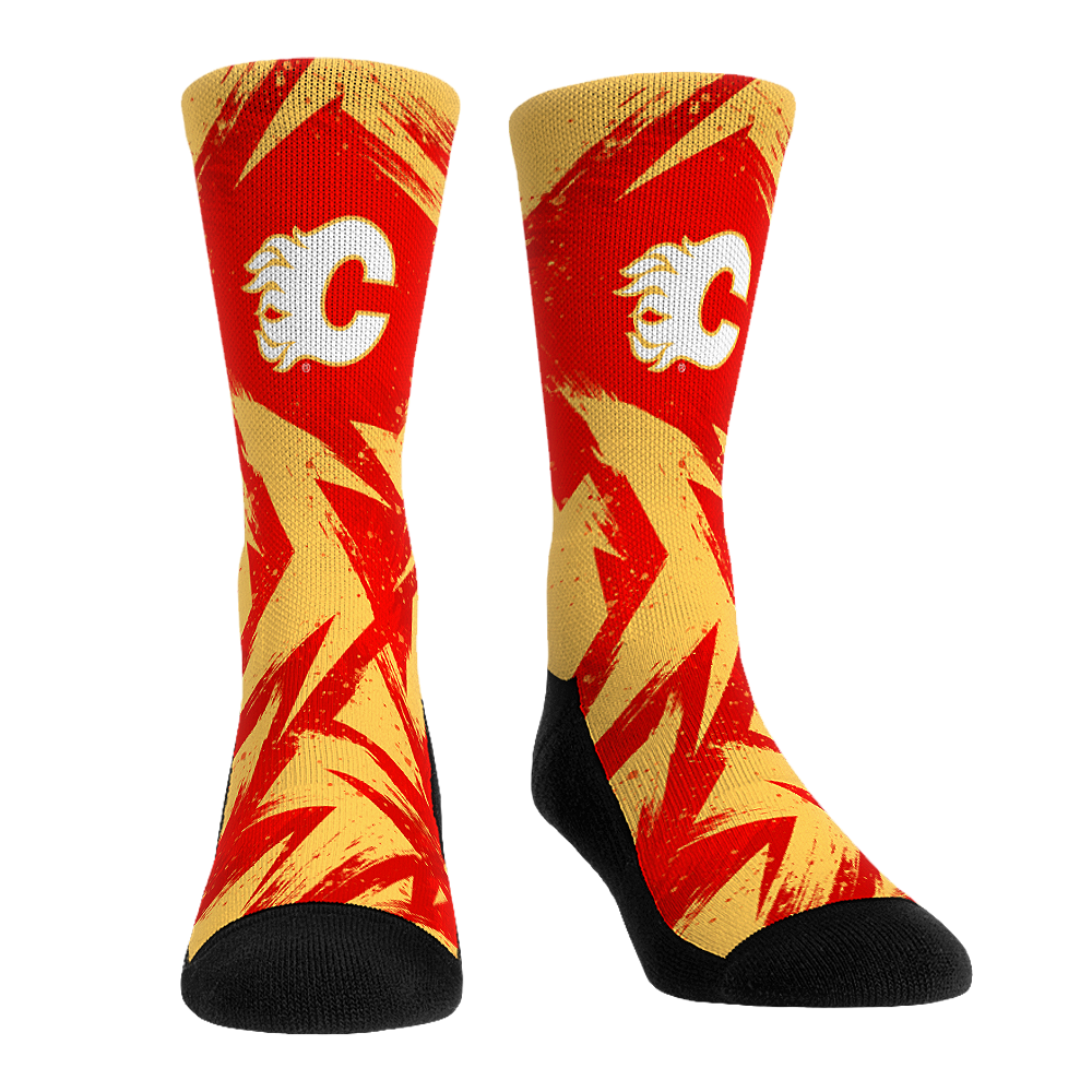 Calgary Flames - Game Paint | Rock 'Em Socks