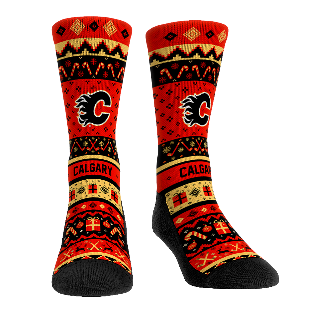 Calgary Flames - Tacky Sweater | Rock 'Em Socks