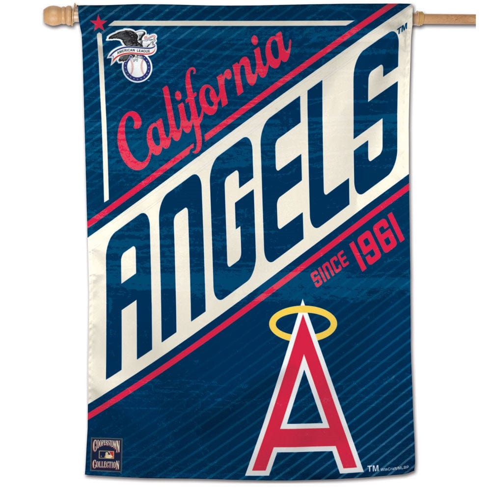 California Angels Flag Cooperstown Throwback House Banner