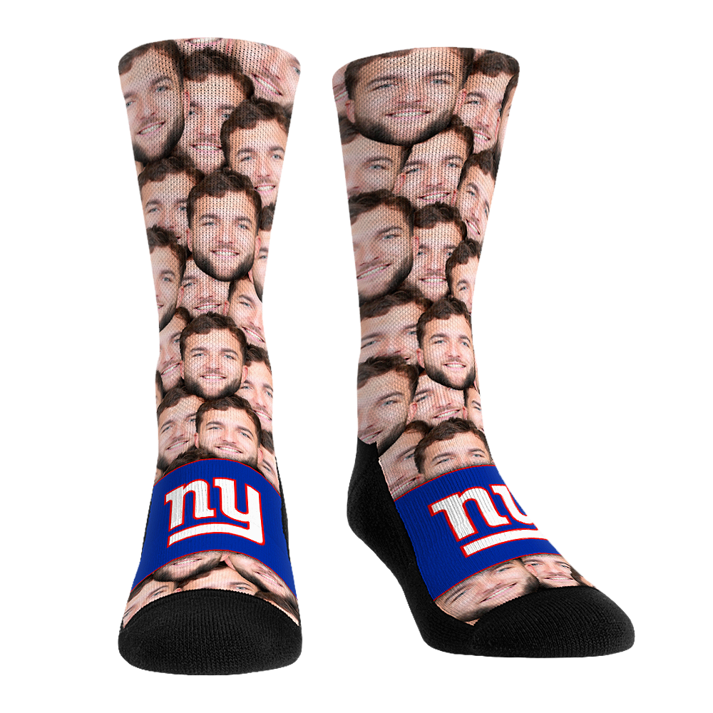 Cam Skattebo - New York Giants  - Face Repeat | Rock 'Em Socks 1