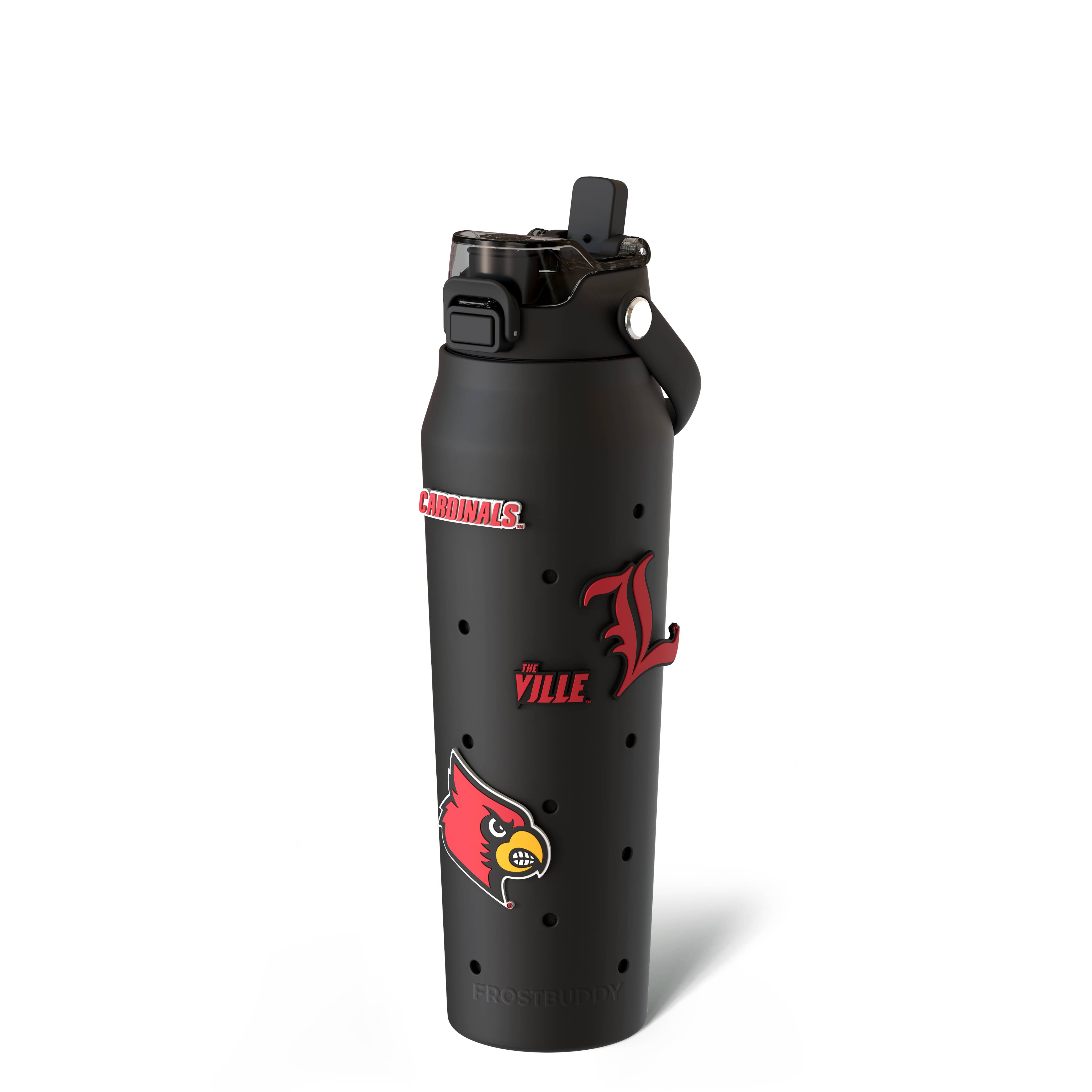 Bottle Buddy 32oz | Louisville Cardinals | Skin + Budz Bundle | Frost Buddy