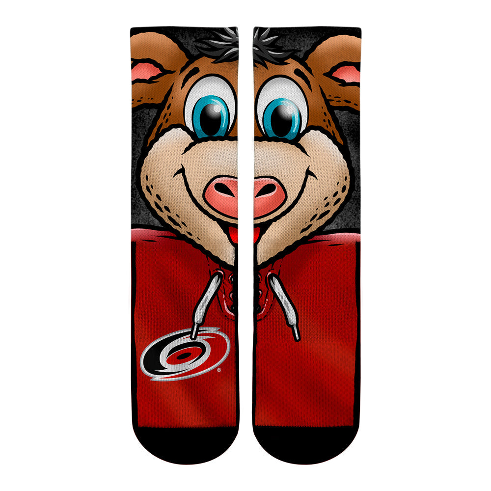 Carolina Hurricanes - Split Face Mascot | Rock 'Em Socks