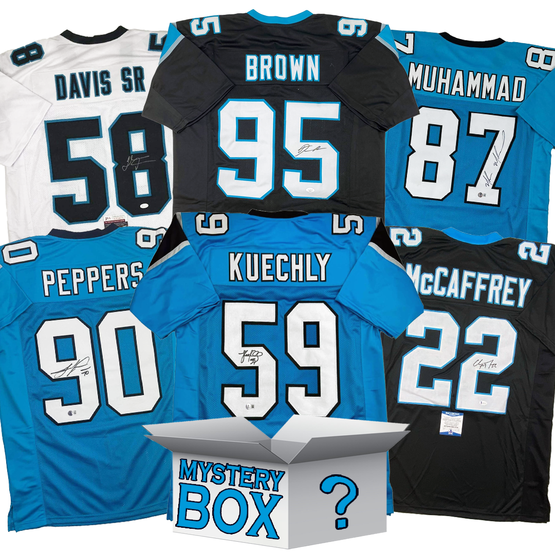 Autographed/Signed Carolina Football Jersey Mystery Box with PSA JSA or Beckett COA 1