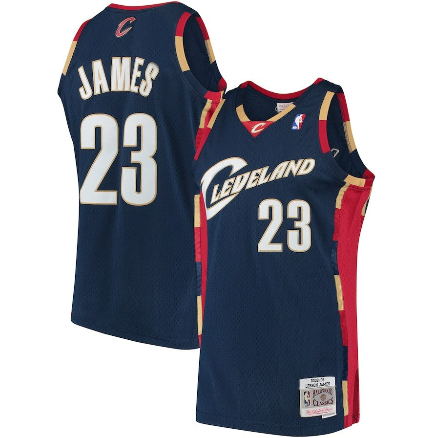 LeBron James Cleveland Cavaliers Mitchell & Ness Hardwood Classics 2008-2009 Swingman Jersey 1